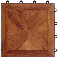 Dark Oak Parquet Dance Floor Tiles