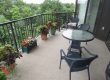Carpet tiles on balcony