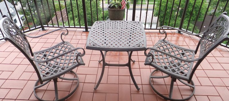 composite balcony tiles balcony flooring , balcony floor