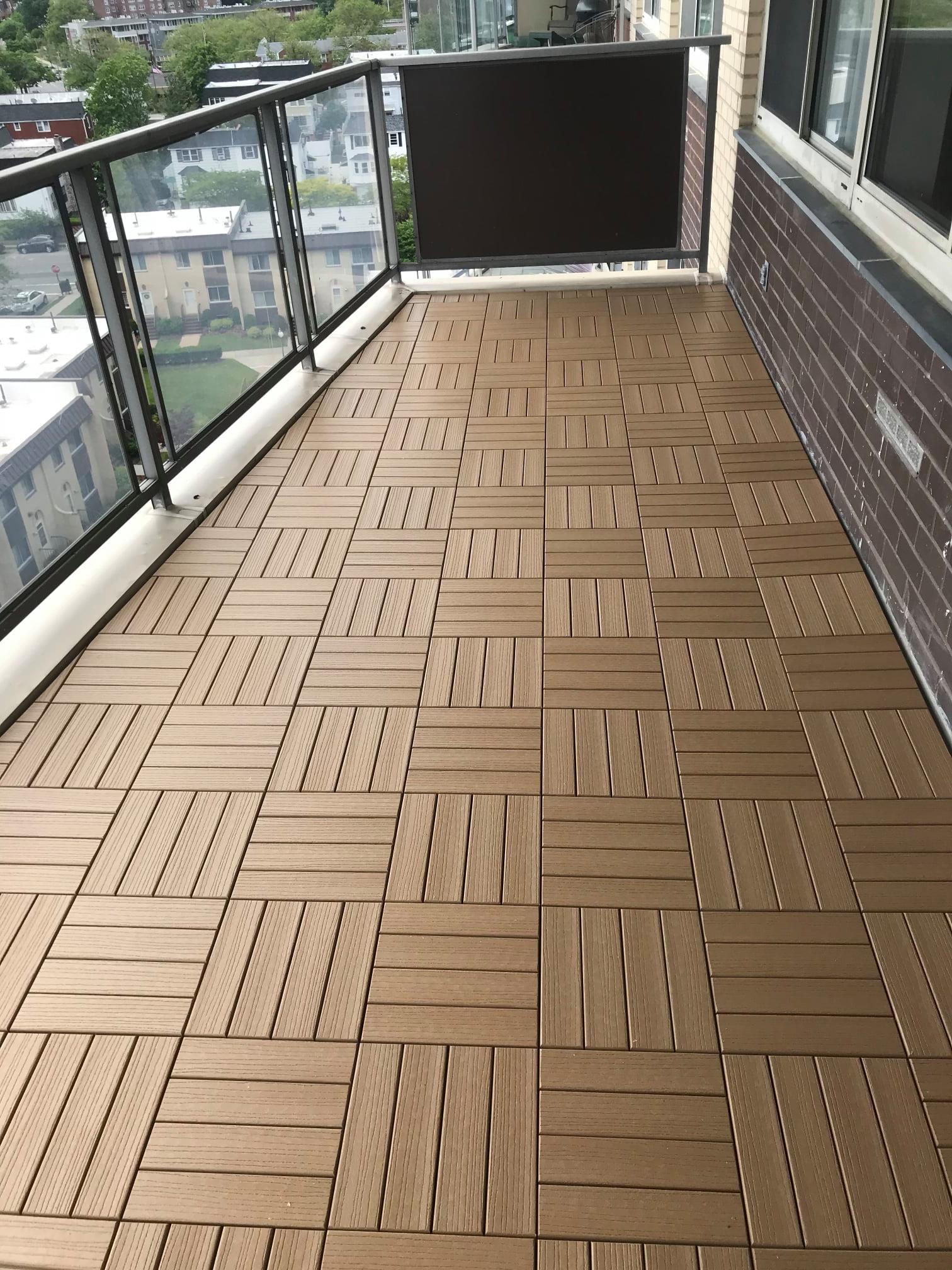 Showcase Weatherstone Composite Deck Tiles - Coverdeck Systems