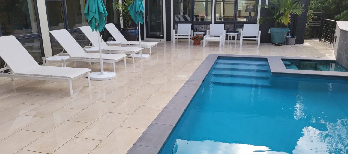 Deckstone Porcelain Pavers on Pool Deck 3 Deckstone Porcelain Pavers on Pool Deck 3